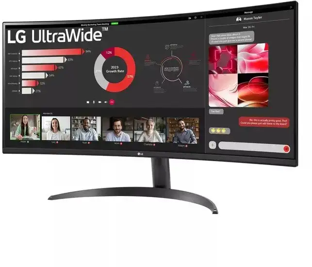 Монитор LG UltraWide 34WR50QC-B – фото товара
