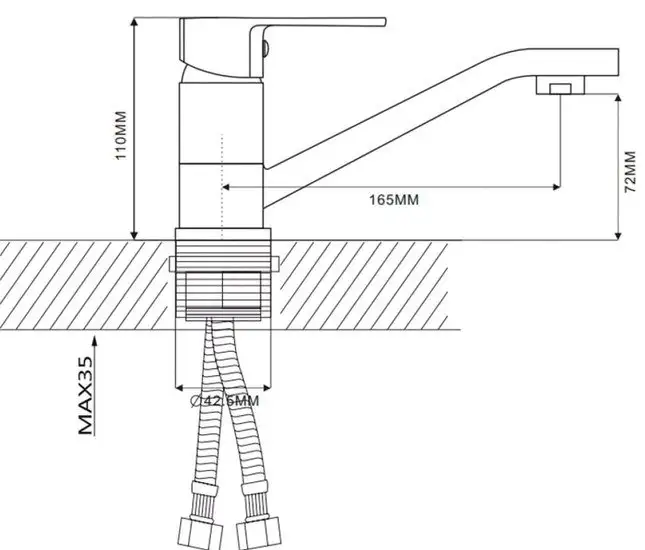 Смеситель Ekko E45301 - фото товара
