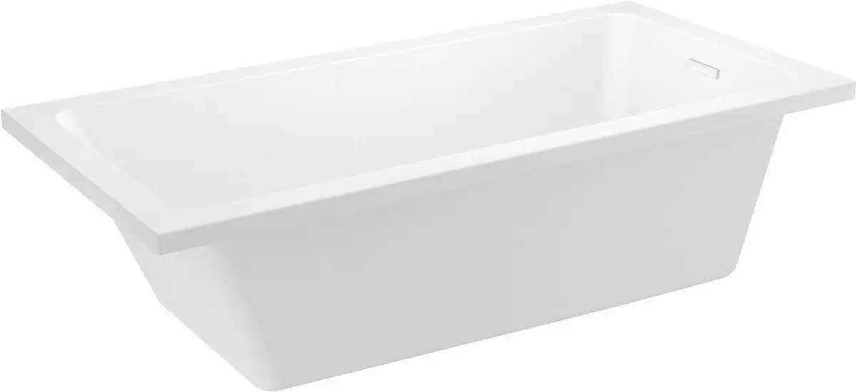 Ванна Wellsee FreeDom 2.0 150x80 23300102R (встраиваемая ванна белый глянец, сифон-автомат глянцевый белый) - фото товара