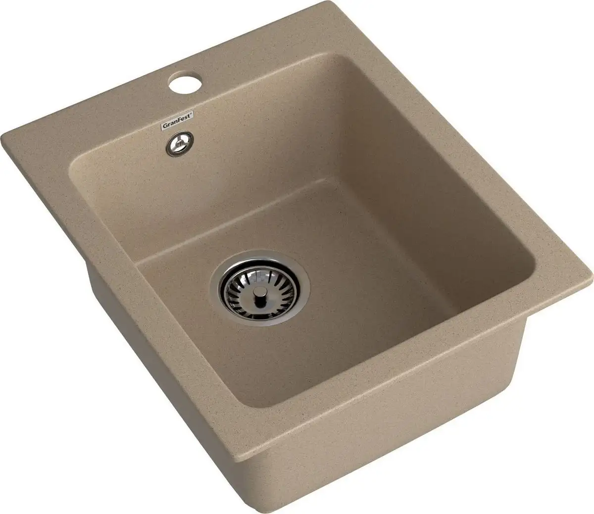 Кухонная мойка GranFest Practik 505 (песочный) - фото товара