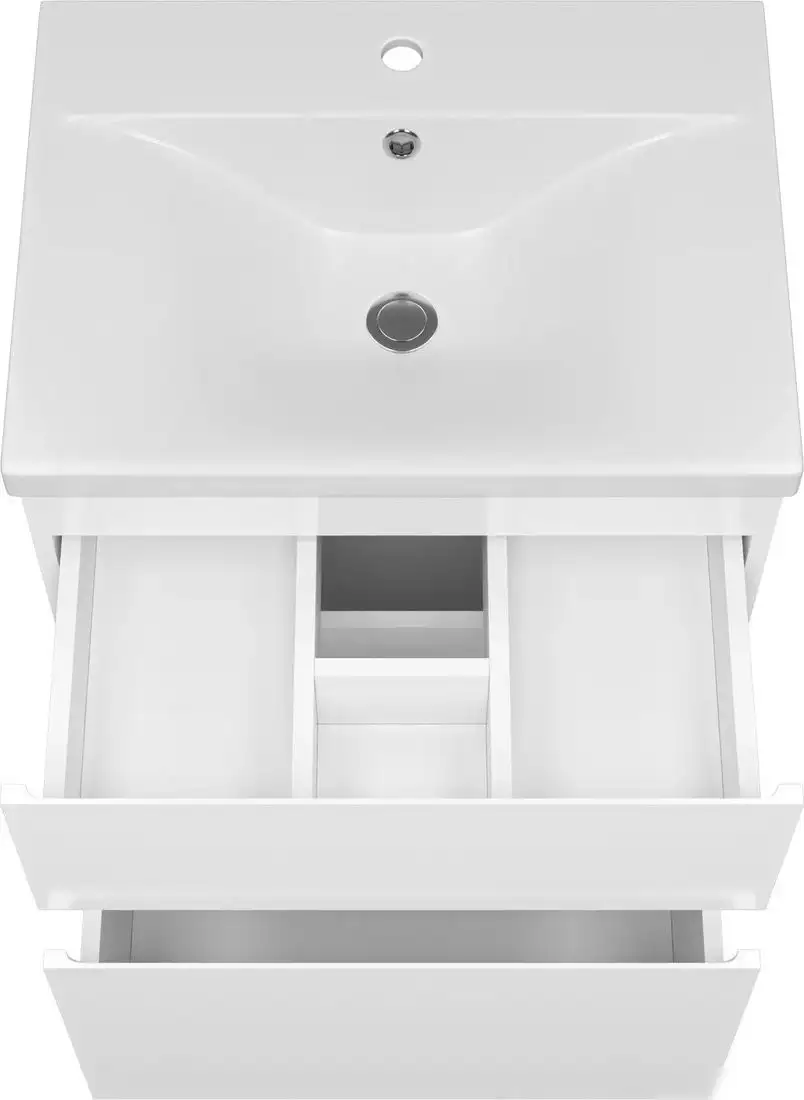 Misty Тумба под умывальник Лаки 60 П-Лак-01060-0112Я+RCW-140360WH – фото товара