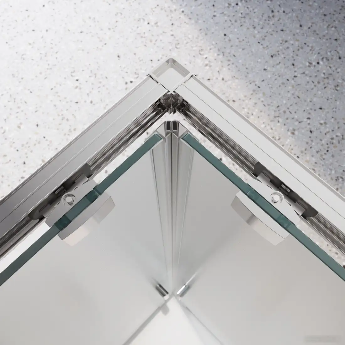 Душевой уголок BelBagno LUCE-AH-2-100/80-P-Cr - фото товара