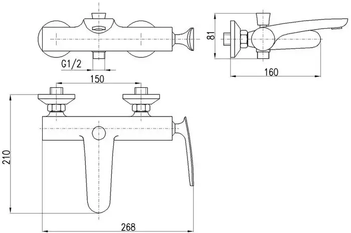 Смеситель Slezak RAV Тигрис TG154.5 - фото товара