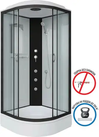 Душевая кабина Niagara NG-6702-14G 100x100x215 - изображение в каталоге