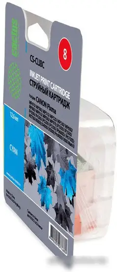 Картридж CACTUS CS-CLI8C (аналог Canon CLI-8 Cyan) – фото товара