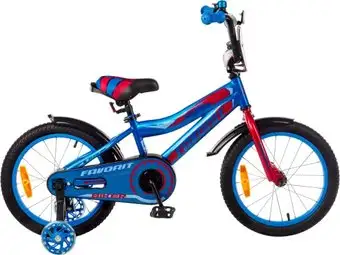 Детский велосипед Favorit Biker BIK-14BR (синий/красный) – изображение в каталоге
