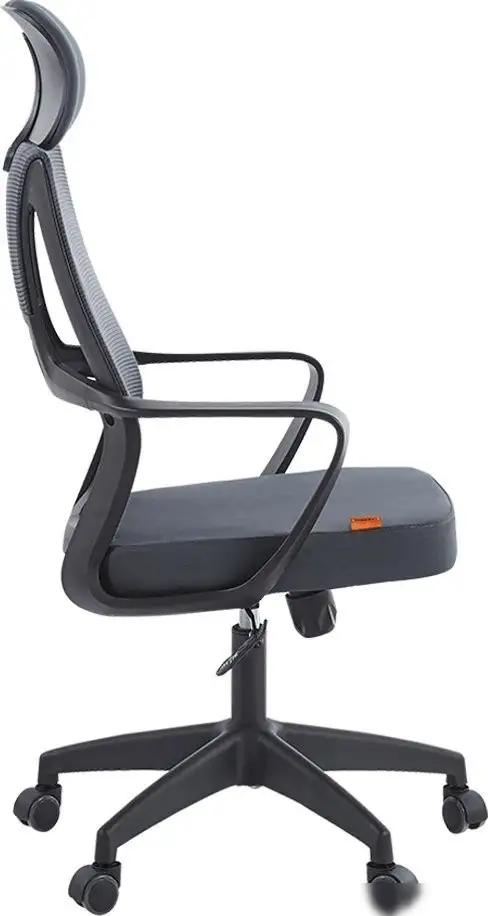 Офисное кресло CHAIRMAN CH636 (ткань, черный пластик/темно-серый) – фото товара