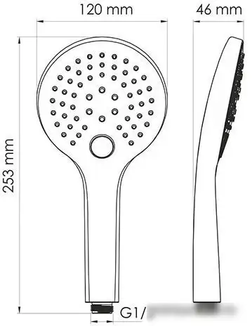 Душевая лейка Wasserkraft A155 - фото товара