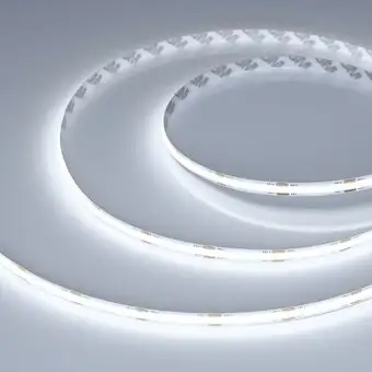 Светодиодная лента COB Arlight 10W/m 480LED/m CSP холодный белый 50М COB-X480-8mm 48V White6000 043258 – изображение в каталоге