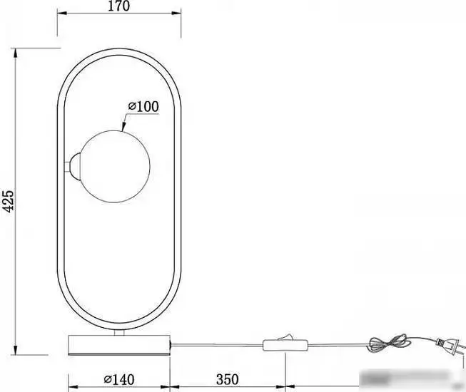 Настольная лампа Freya Inversion FR5233TL-01BS – фото товара