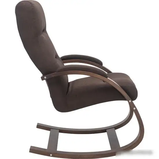 Кресло-качалка Leset Милано (венге/малмо 28/коричневый) – фото товара