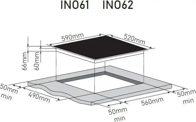 Варочная панель ZorG INO62 white - фото товара