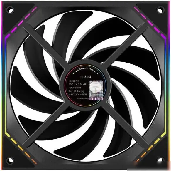 Вентилятор для корпуса Thermalright TL-M14 (черный) – фото товара