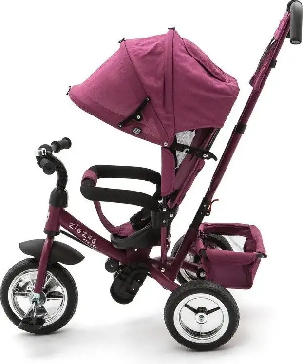 Детский велосипед Zigzag Classic 10/8 5588/33548 (бордовый, разобранный, в коробке) – фото товара