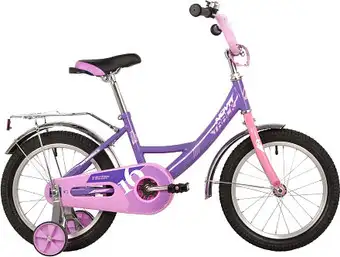 Детский велосипед Novatrack Vector 16 2022 163VECTOR.LC22 (фиолетовый) – изображение в каталоге