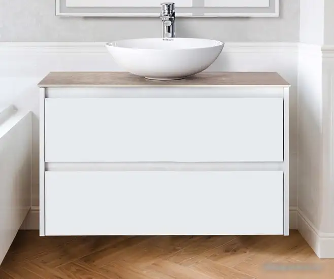 BelBagno Тумба под умывальник Kraft-800-2C-SO-BO (bianco opaco) – фото товара