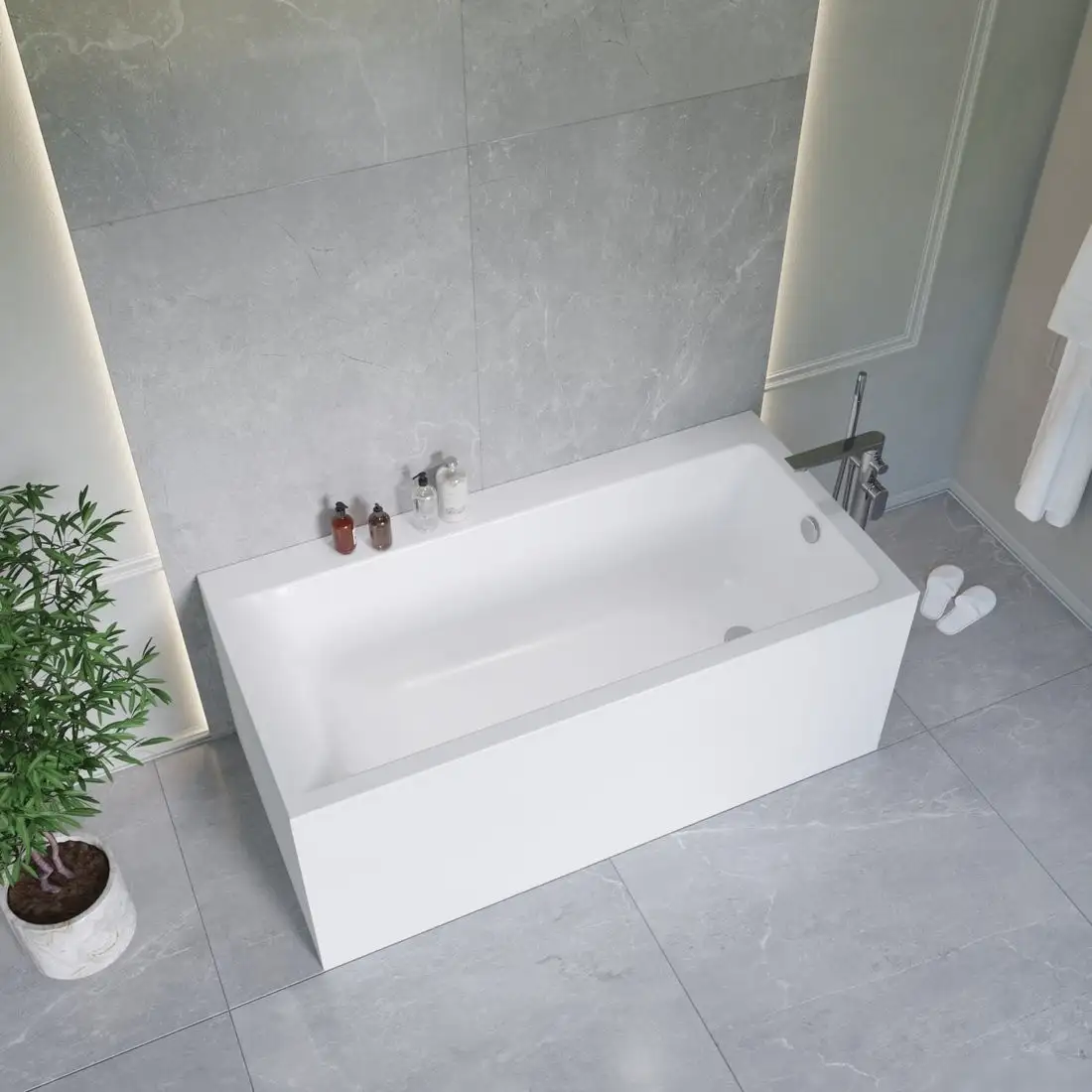 Ванна Lauter Seraphina 170x80 2112170R (с каркасом) - фото товара