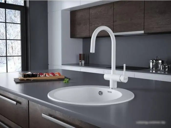 Смеситель Paulmark Heller He213218-431 (матовый белый) - фото товара