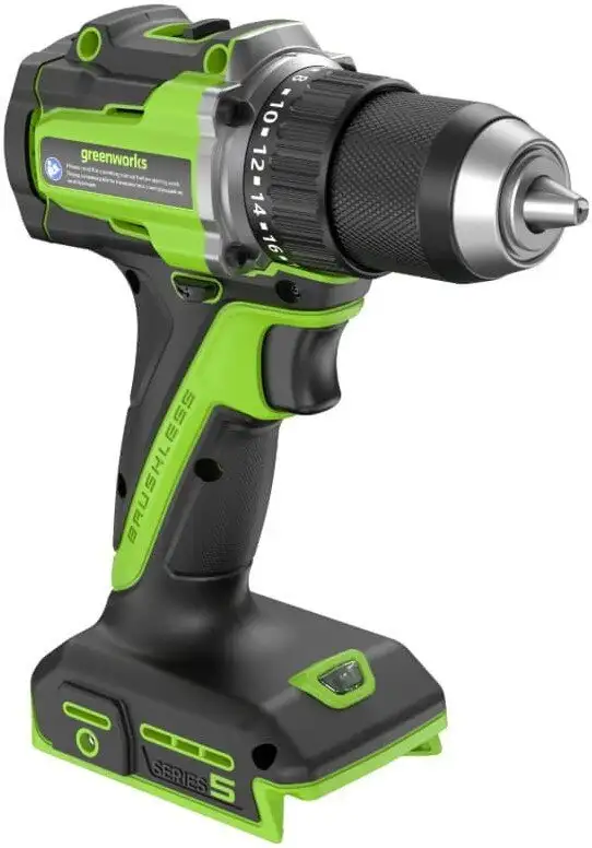 Дрель-шуруповерт Greenworks DD560 3708407CUC (с 2-мя АКБ) – фото товара