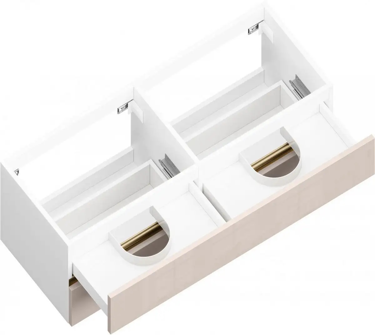 ЗОВ Тумба под умывальник Лира 120 L120MW0MTGVG (тальк) – фото товара