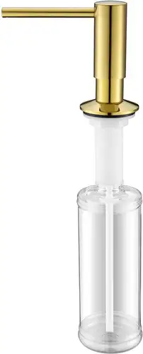 Дозатор для жидкого мыла Paulmark Decus D004-G (золотой)