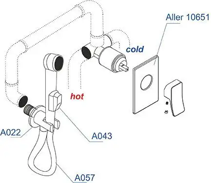 Комплект смесителей Wasserkraft A010657 - фото товара