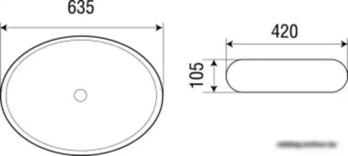 Умывальник WeltWasser Elbach 3075 - фото товара