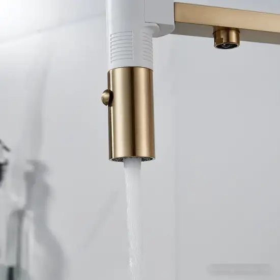 Смеситель Rose R958E (золотой сатин) - фото товара