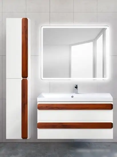 BelBagno Шкаф-пенал Aurora-1600-2A-SC-PB-P-R (правый, pietra bianca) – фото товара