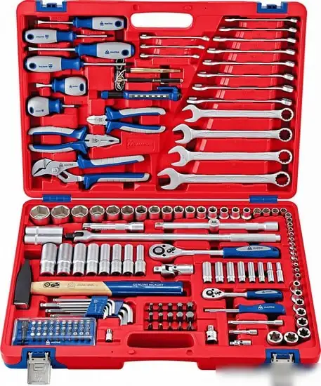 Универсальный набор инструментов Мастак 01-155C (155 предметов) – фото товара