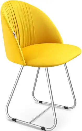 Стул Sheffilton SHT-ST35-1/S38 (имперский желтый/хром лак) – изображение в каталоге