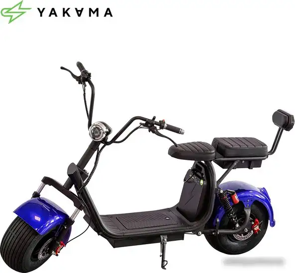 Электроскутер Yakama АР-Н009-2 (голубой) – фото товара