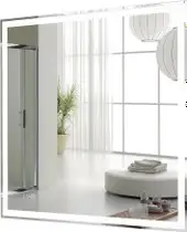 Пекам Зеркало Greta 80x80 greta-80x80dp (с подсветкой, сенсором на взмах руки и подогревом)