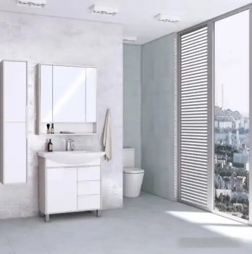 Мебель для ванных комнат Акватон Тумба с умывальником Рико 80 1A2154K1RIB90 – фото товара