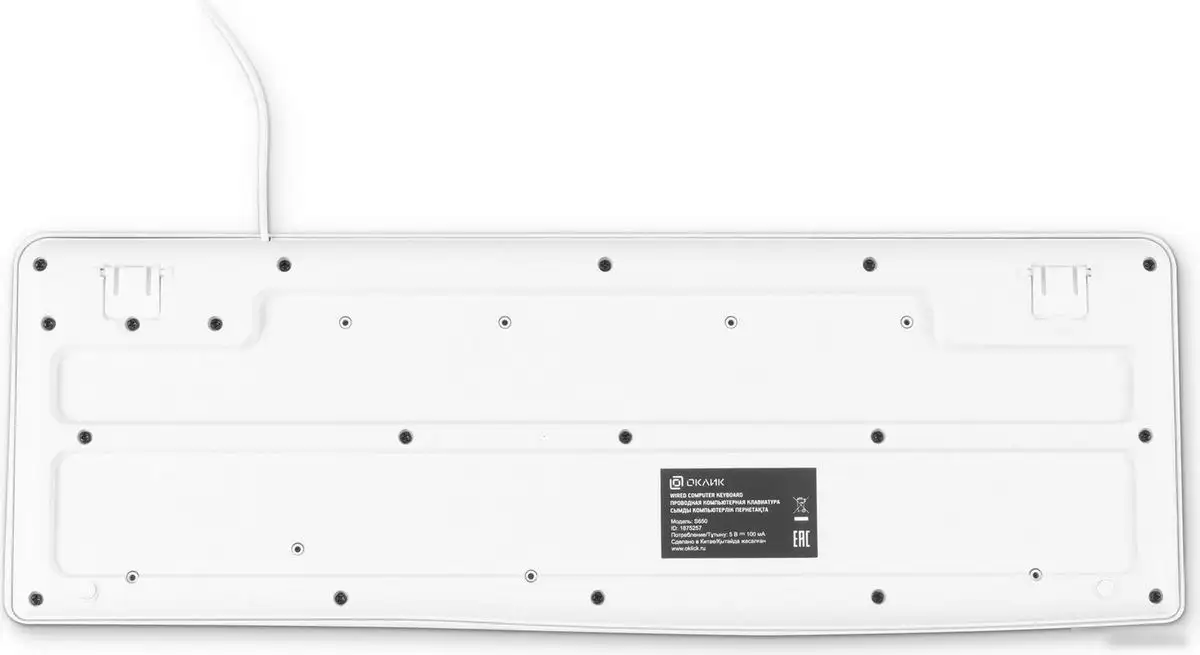 Клавиатура Oklick 305M (белый) – фото товара