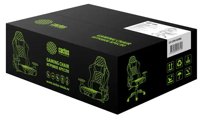 Кресло CACTUS CS-CHR-030BL (черный) – фото товара