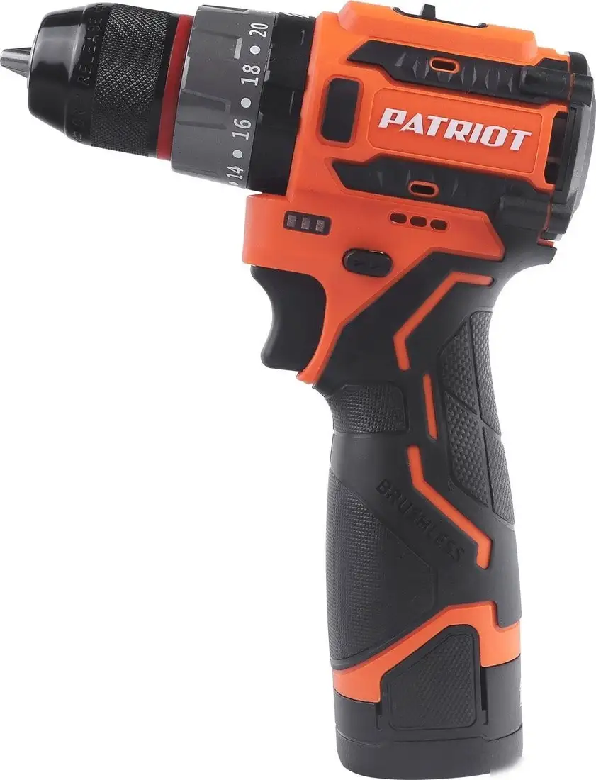 Ударная дрель-шуруповерт Patriot BR 467h 180201468 (с 2-мя АКБ, кейс) – фото товара