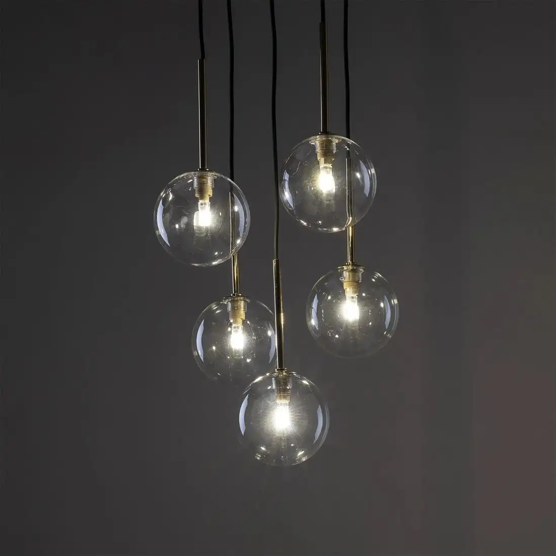 Подвесная люстра TK Lighting Nilos 5943 (золото/черный) – фото товара