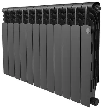 Биметаллический радиатор Royal Thermo Revolution Bimetall 500 2.0/Noir Sable (12 секций)