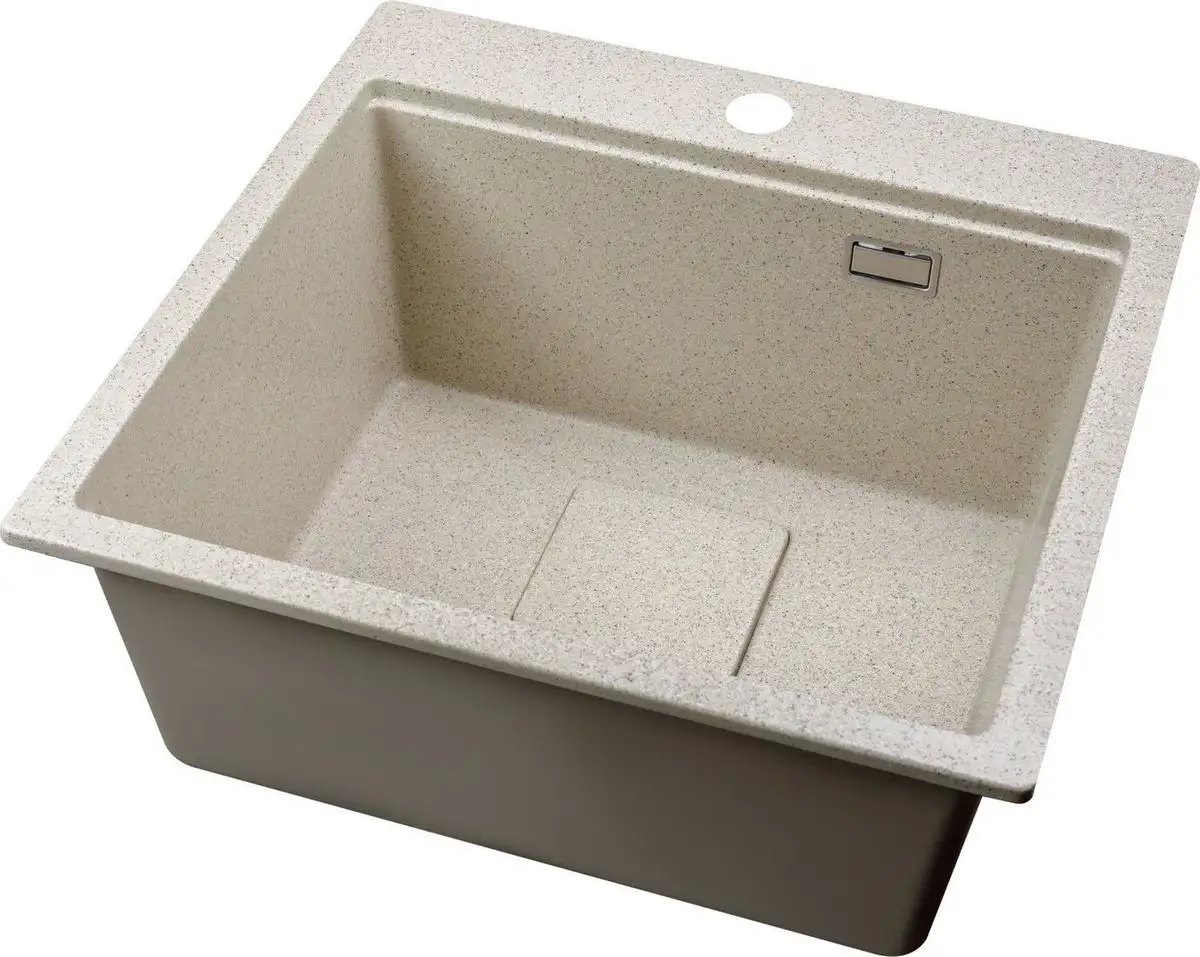 Кухонная мойка Marblan Comfort 50 (гранит, с сифоном и колландером) - фото товара