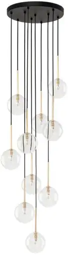 Подвесная люстра TK Lighting Nilos 5944 (золото/черный) – изображение в каталоге