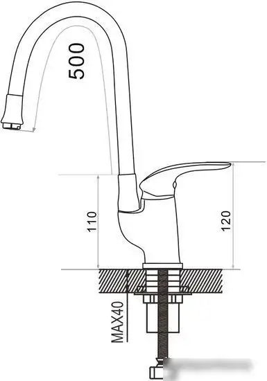 Смеситель Shevanik S5543-3 - фото товара