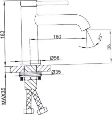 Смеситель Gappo G1006-9 - фото товара