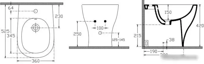 Биде Isvea MY 10MY42002 (белый) - фото товара