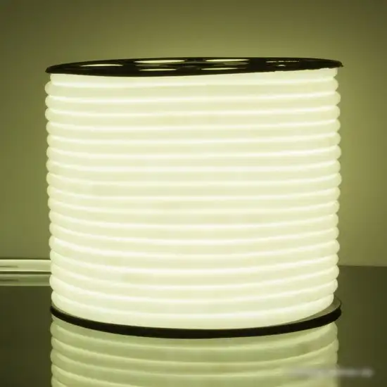 Гибкий неон Elektrostandard 220V 9.6W 144Led 2835 IP67 круглый холодный белый a043547 – фото товара