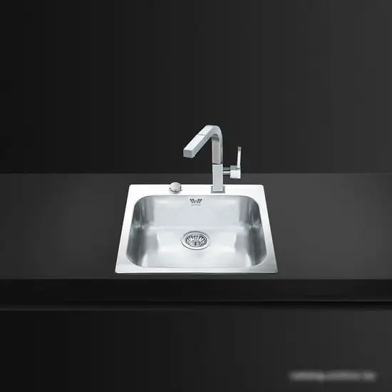 Смеситель Smeg M16CSP (стальной) - фото товара