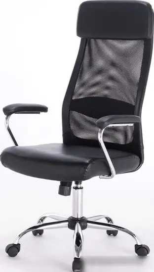 Кресло Brabix Flight EX-540 (кожзам, черный) – фото товара