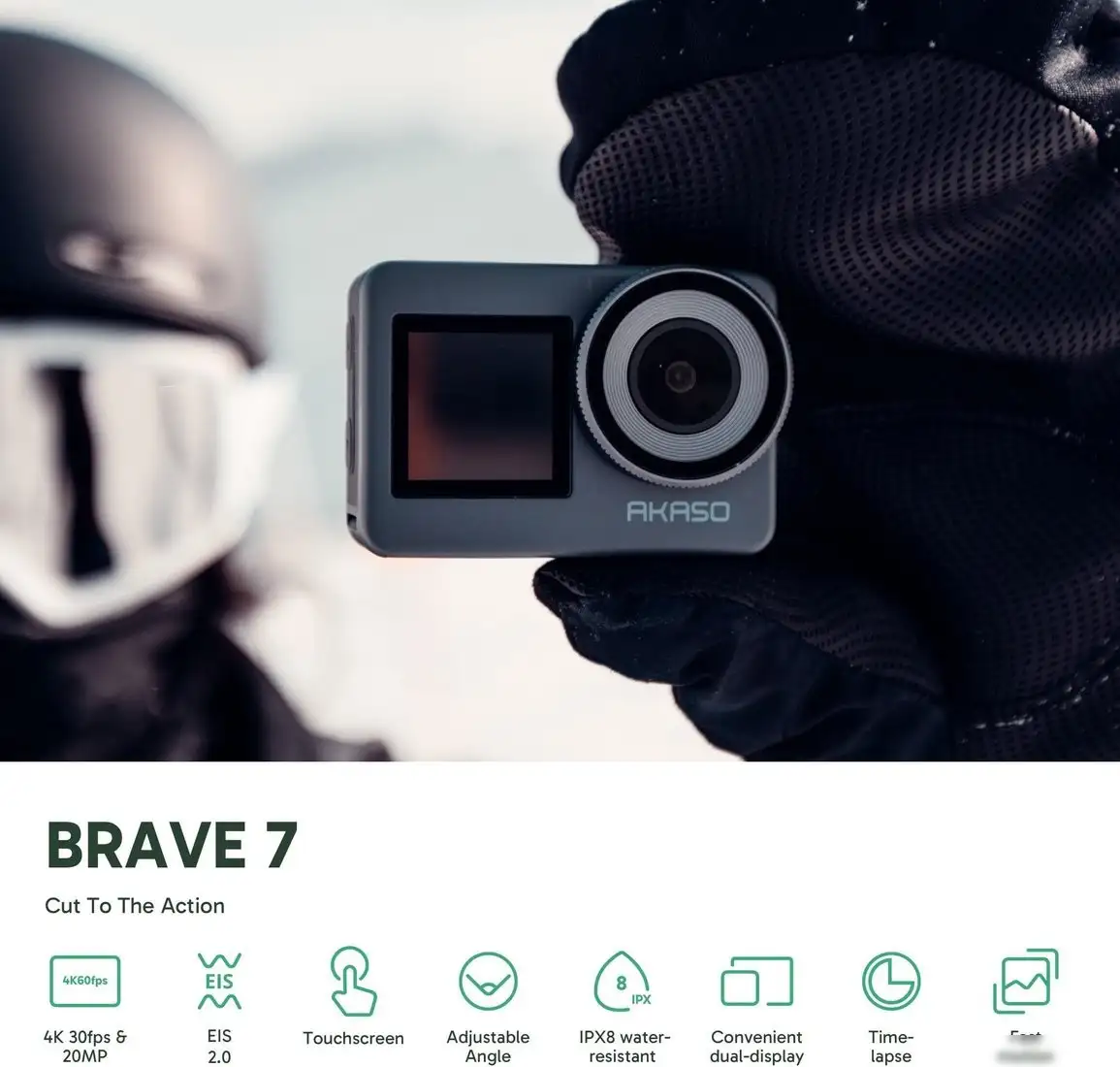 Экшен-камера Akaso Brave 7 – фото товара