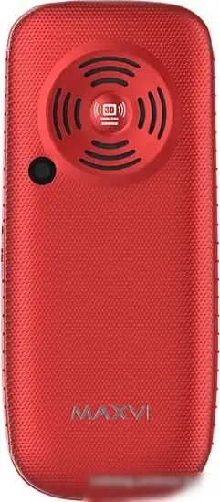 Мобильный телефон Maxvi B9 (красный) – фото товара