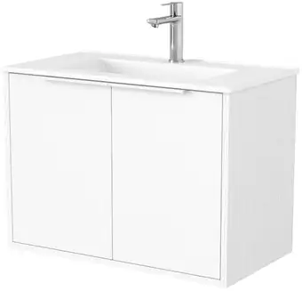 Дабер Тумба под умывальник 018 WeltWasser Deilbach 7517-70 Т18.7W.0.5Б (белый древесный/ручка белая) – изображение в каталоге